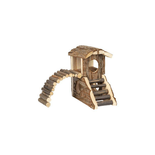 Flamingo House Marty Wood Small Animal Habitat (19 x 16,5 x 16,5cm)