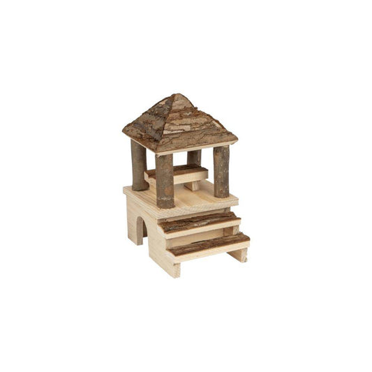 Flamingo House Pady Wood Small Animal Habitat (16 x 12 x 21cm)