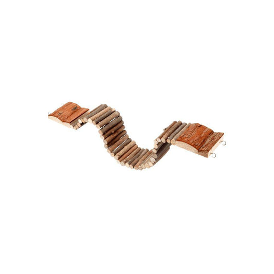 Flamingo Suspension Bridge Small Animal Cage Accessory 53x7cm