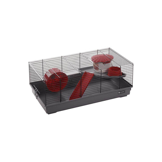 Flamingo Hamster Jing Black & Grey Small Animal Cages (58 x 31,5 x 22,5cm)